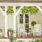 Artificial Hanging Plants Outdoors, Fake Hanging Flowers with Basket (Yellow)